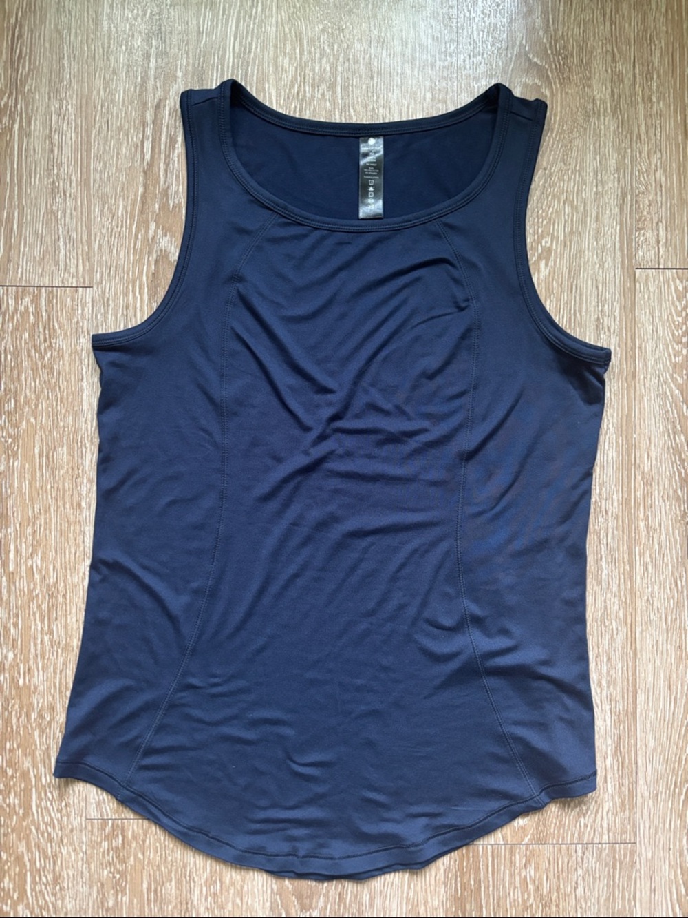Yogalicious navy blue workout tank, size XS